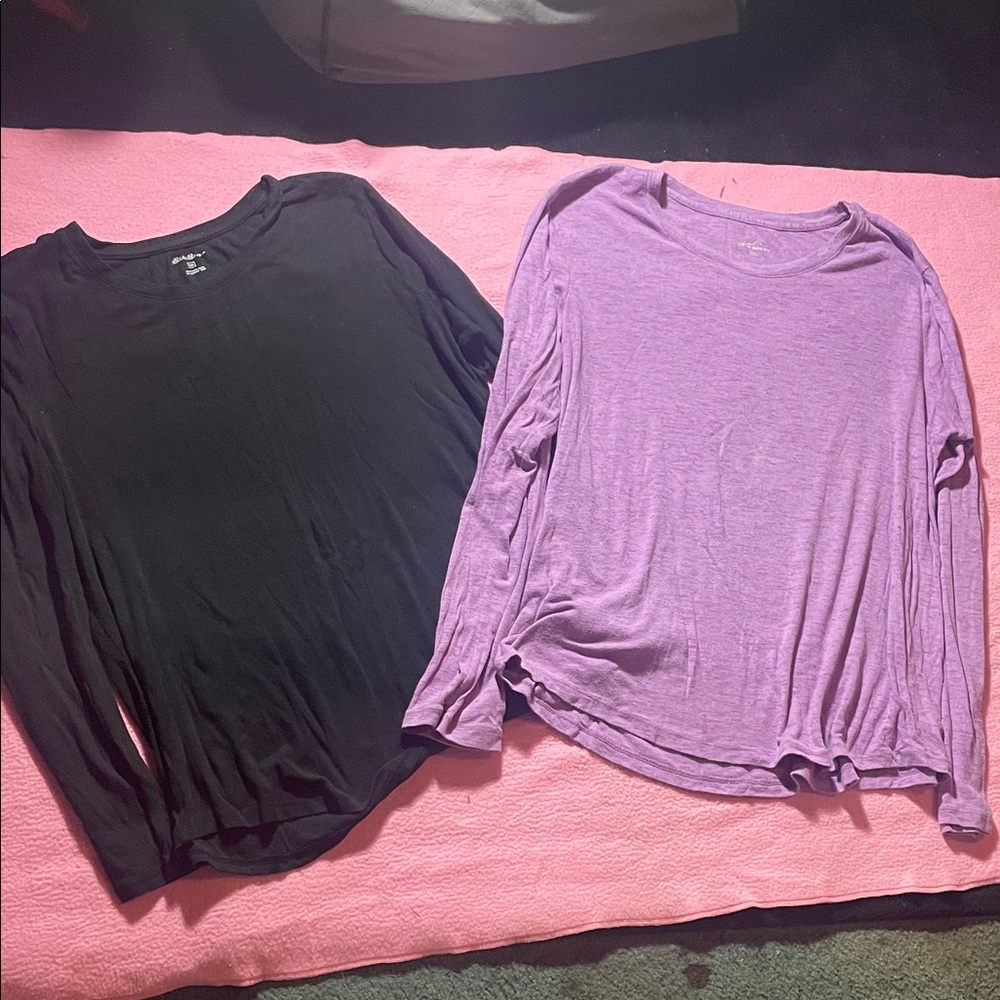 Bundle of 4 Eddie Bauer love sleeve tops